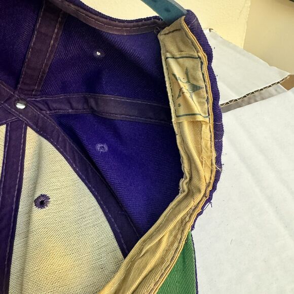 Vintage Minnesota Vikings 90s Script Snapback Sports Specialties Hat Adjustable - Picture 10 of 10